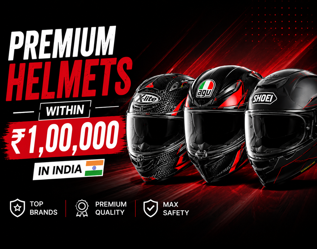 Premium Motorcycle Helmets Under ₹100000 in India