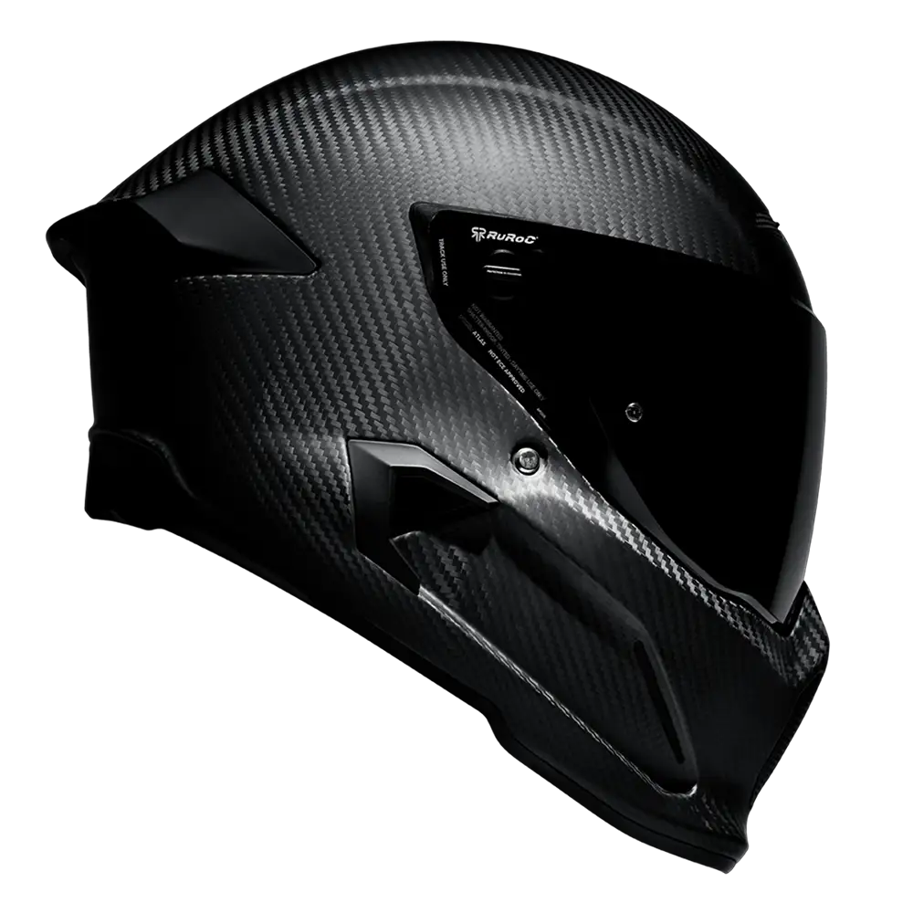 Ruroc Atlas 4.0 Carbon Helmet - Raw Carbon