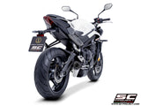 SC Project S1 3-1 Stainless Steel Full Exhaust System for Triumph Street Triple RS 2024-25