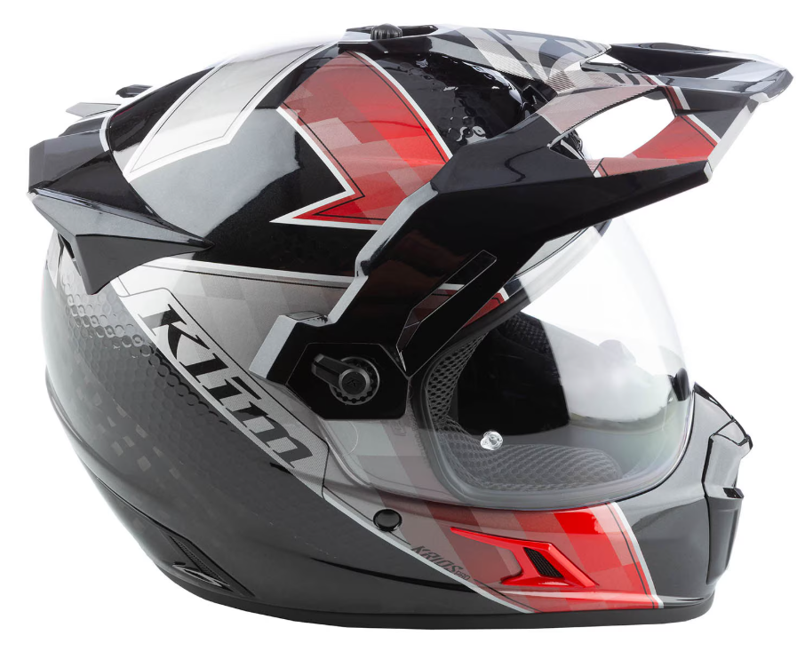 Klim Krios Pro Helmet - Spectrum Black - Fiery Red