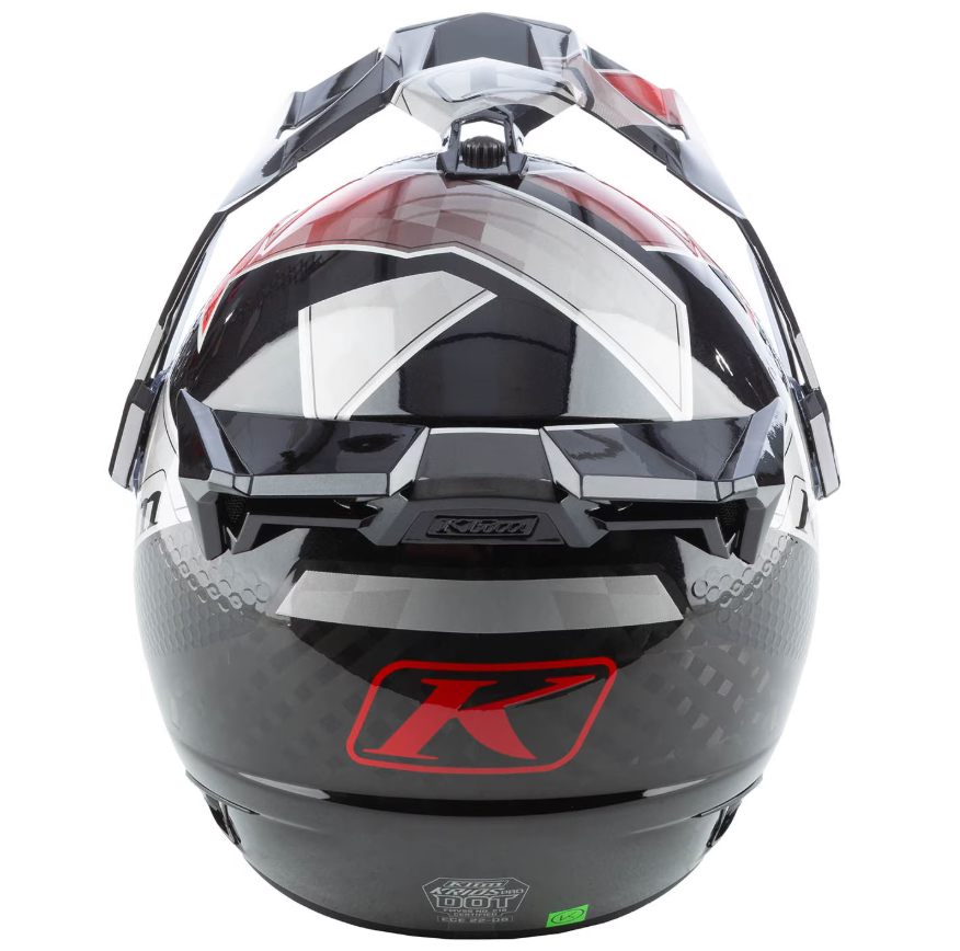 Klim Krios Pro Helmet - Spectrum Black - Fiery Red