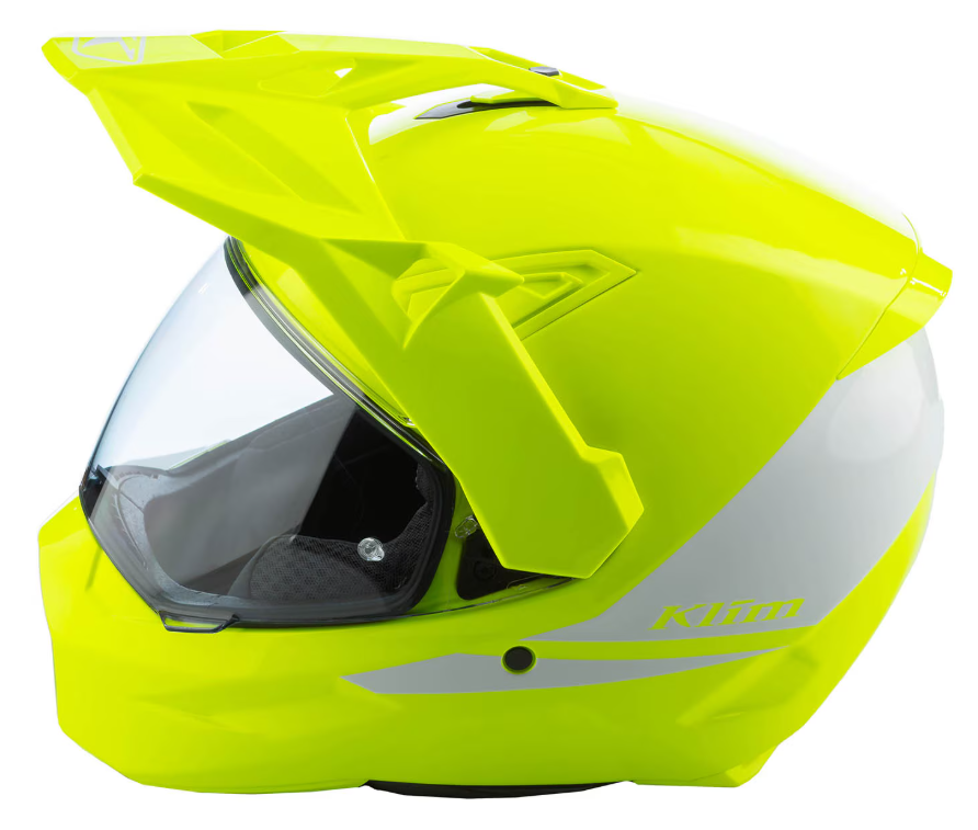 Klim X1 Alpha Helmet - Gloss Hi-Vis - White