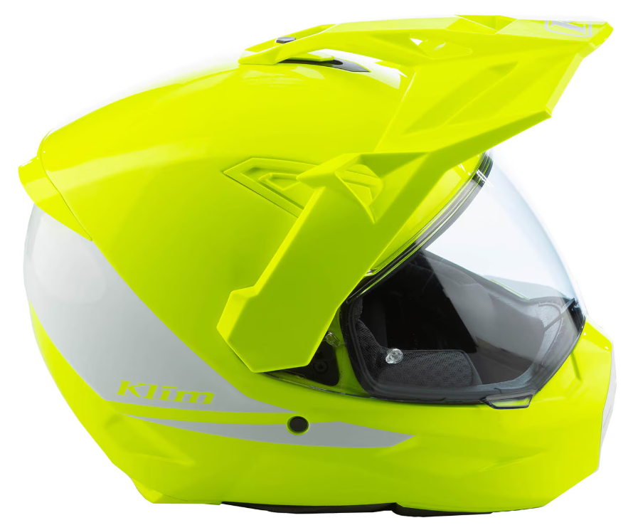 Klim X1 Alpha Helmet - Gloss Hi-Vis - White