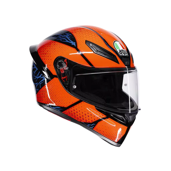 Buy AGV K1 S Speedarmor Black/Orange/Blue Helmet Online in India