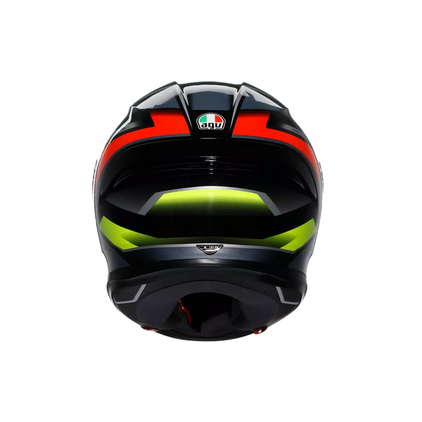 Buy AGV K6 S Erazer Black/Red/Yellow Fluo Helmet Online in India