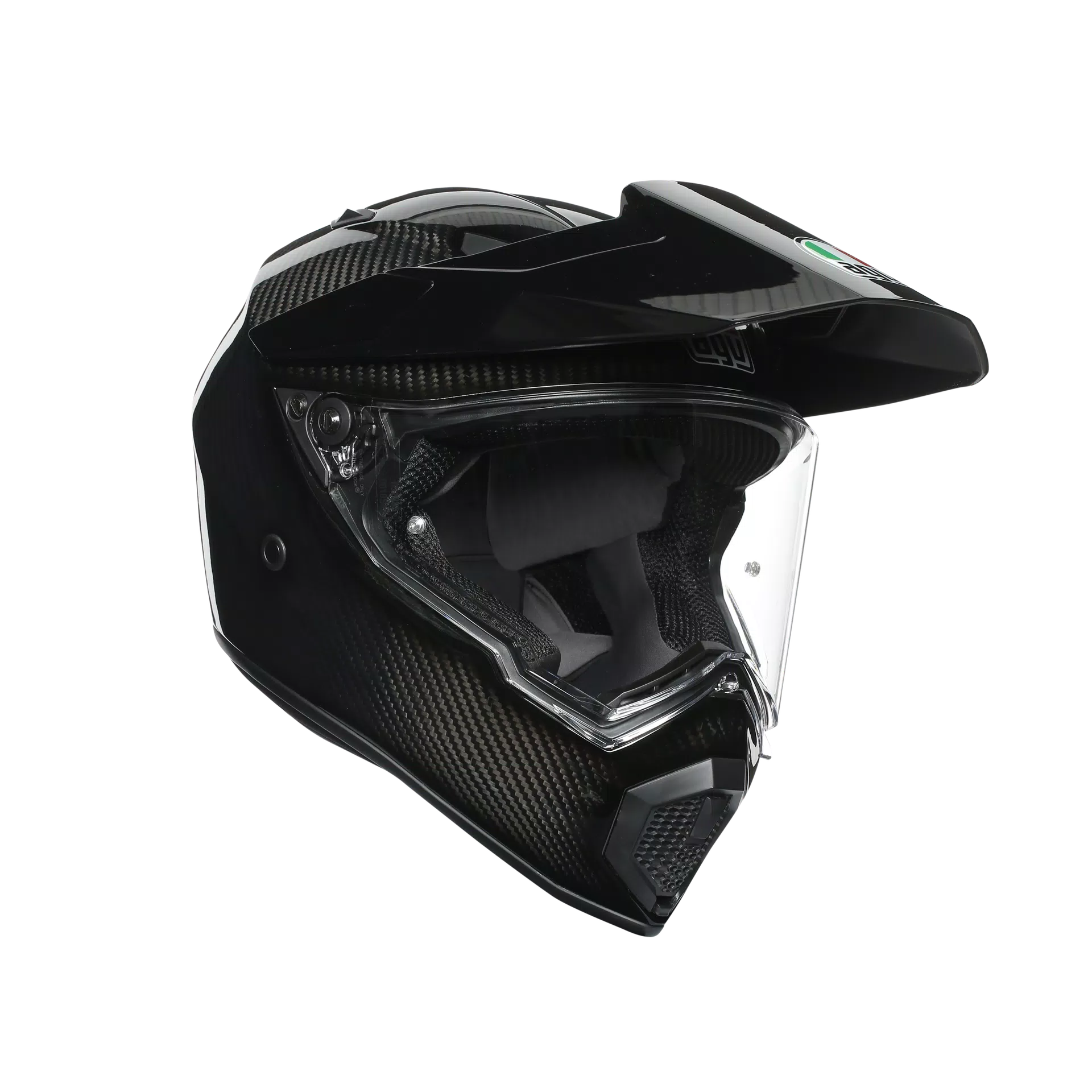 AGV AX9 Helmet - Mono Glossy Carbon