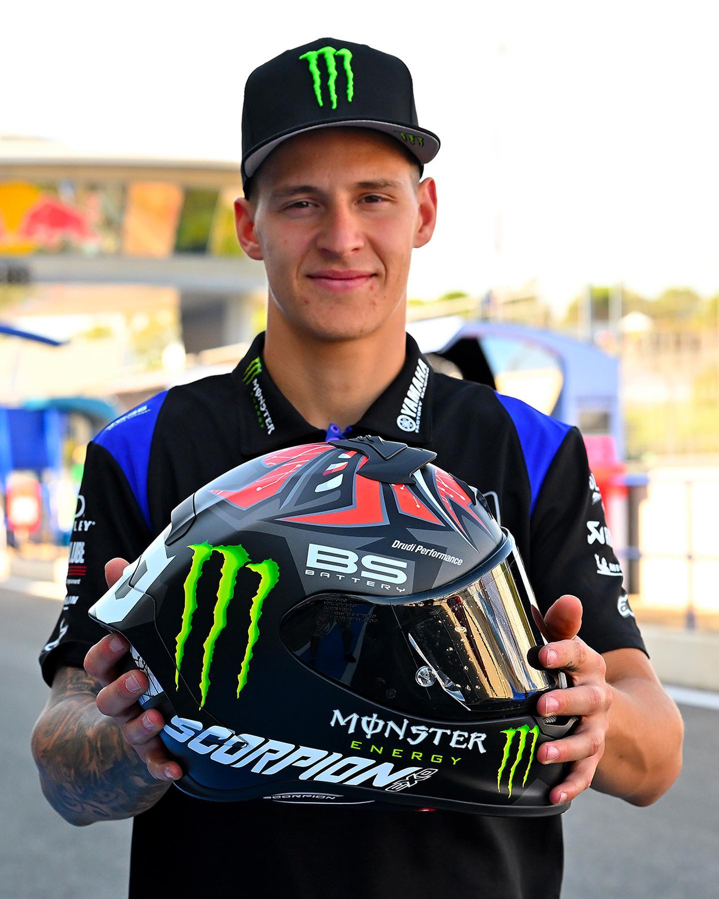 Scorpion EXO-R1 Air Fabio Monster Replica Helmet