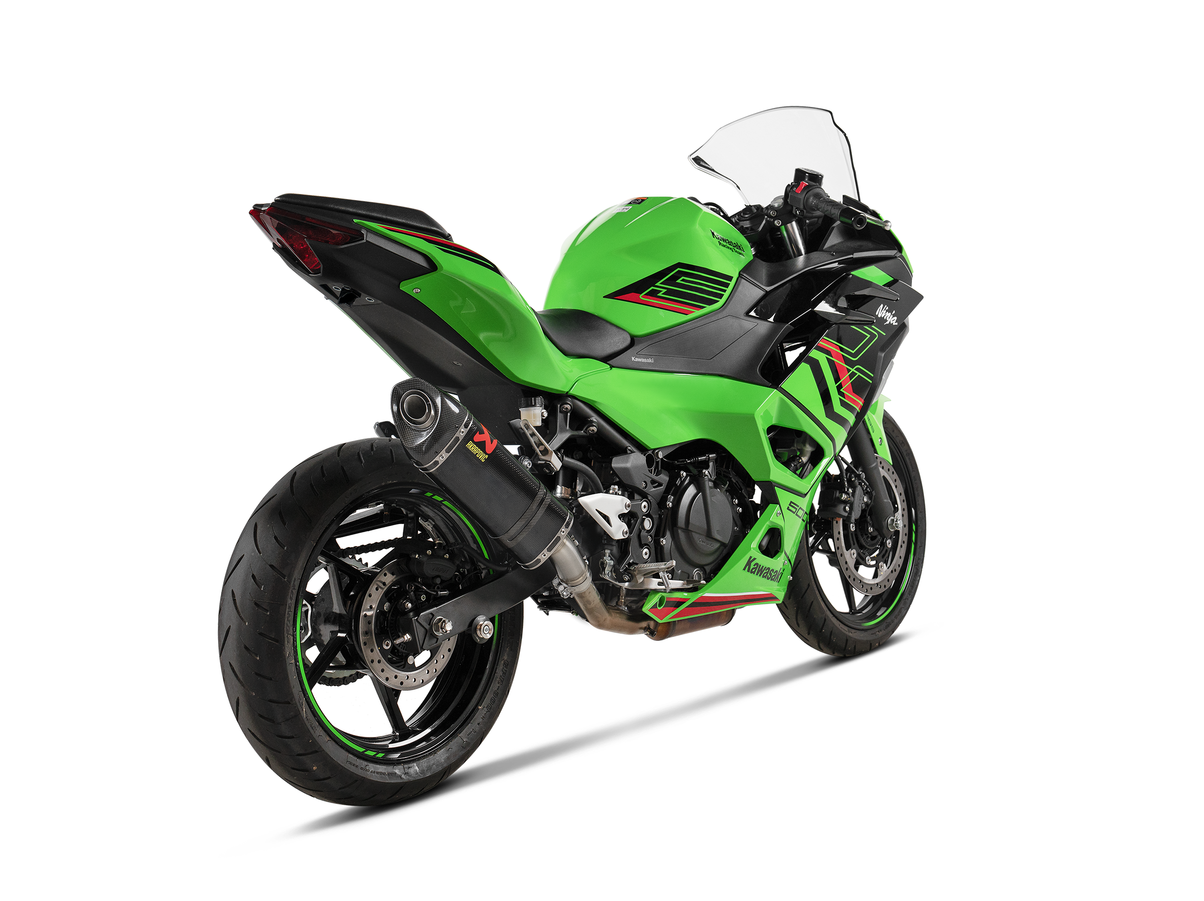Akrapovic Carbon Slip-On Exhaust for Kawasaki Ninja 500