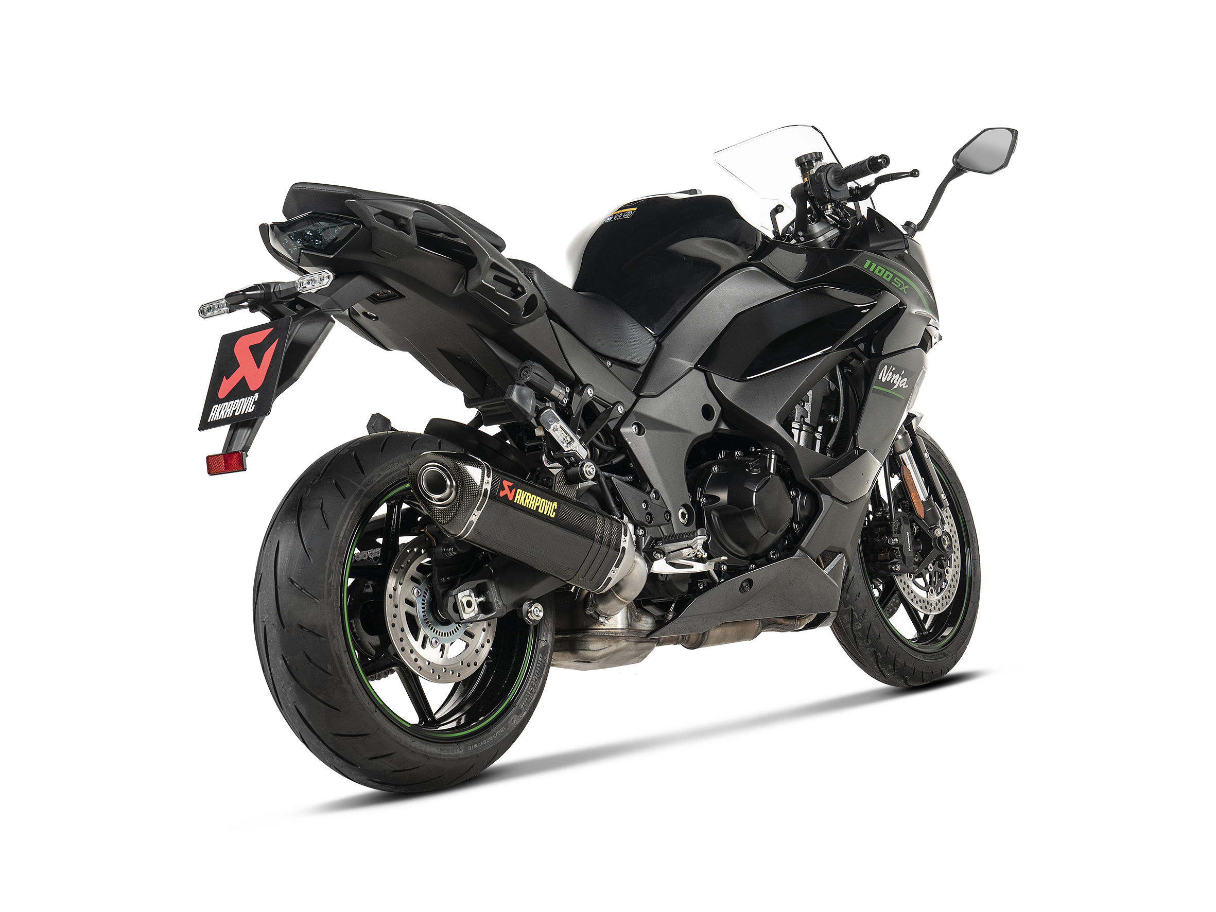 Akrapovic Carbon Slip-On Exhaust for Kawasaki Ninja 1100SX