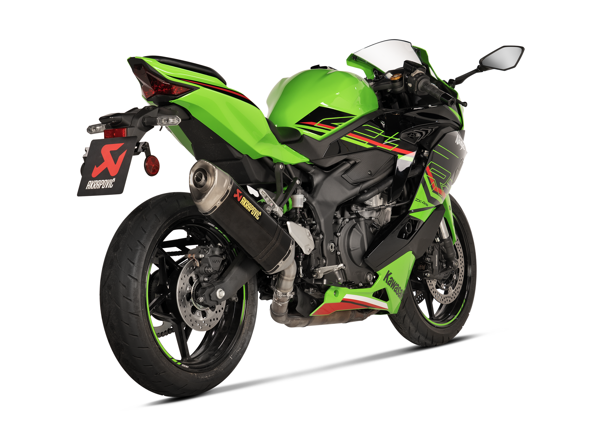 Akrapovic Carbon Slip-On Exhaust for Kawasaki Ninja ZX-4R