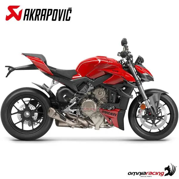 Akrapovic Full Titanium Exhaust System for Ducati Streetfighter V4