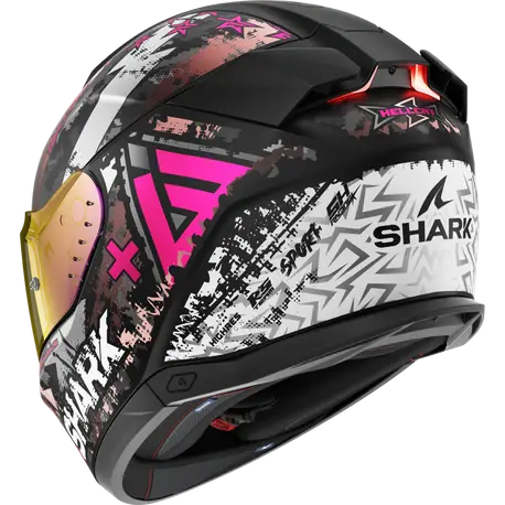 Shark Skwal i3 Hellcat Helmet - Black/Grey/Pink