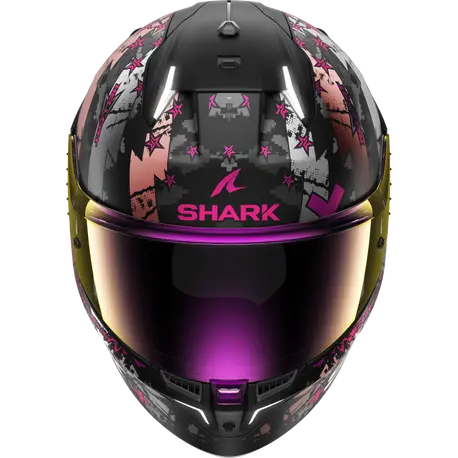 Shark Skwal i3 Hellcat Helmet - Black/Grey/Pink