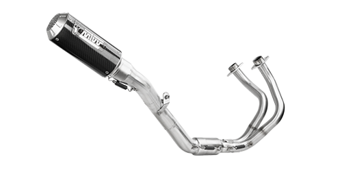 Mivv MK3 Carbon Full Exhaust System for Kawasaki Z650 2024