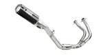 Mivv MK3 Carbon Full Exhaust System for Kawasaki Z650 2024