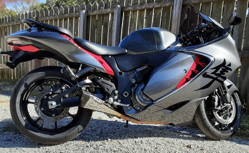 Brocks Performance Penta-Carbon Full System 15" Muffler for Suzuki Hayabusa Gen3