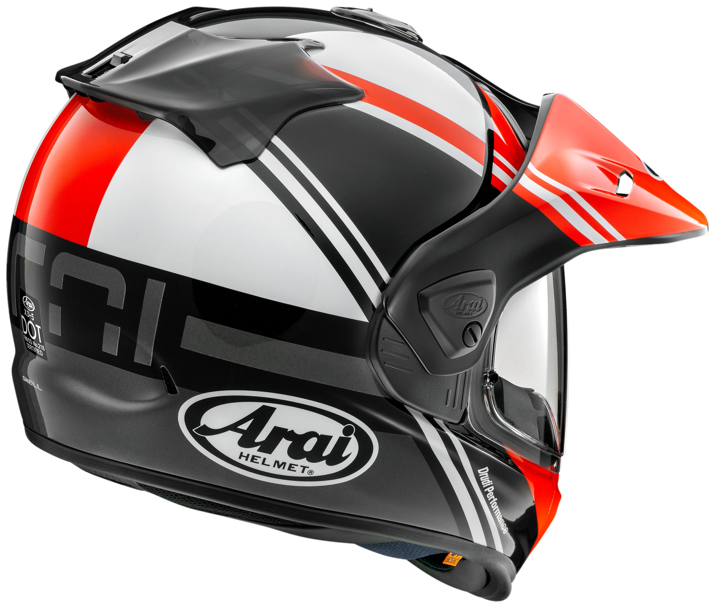 Arai XD-5 Cosmic Red Helmet