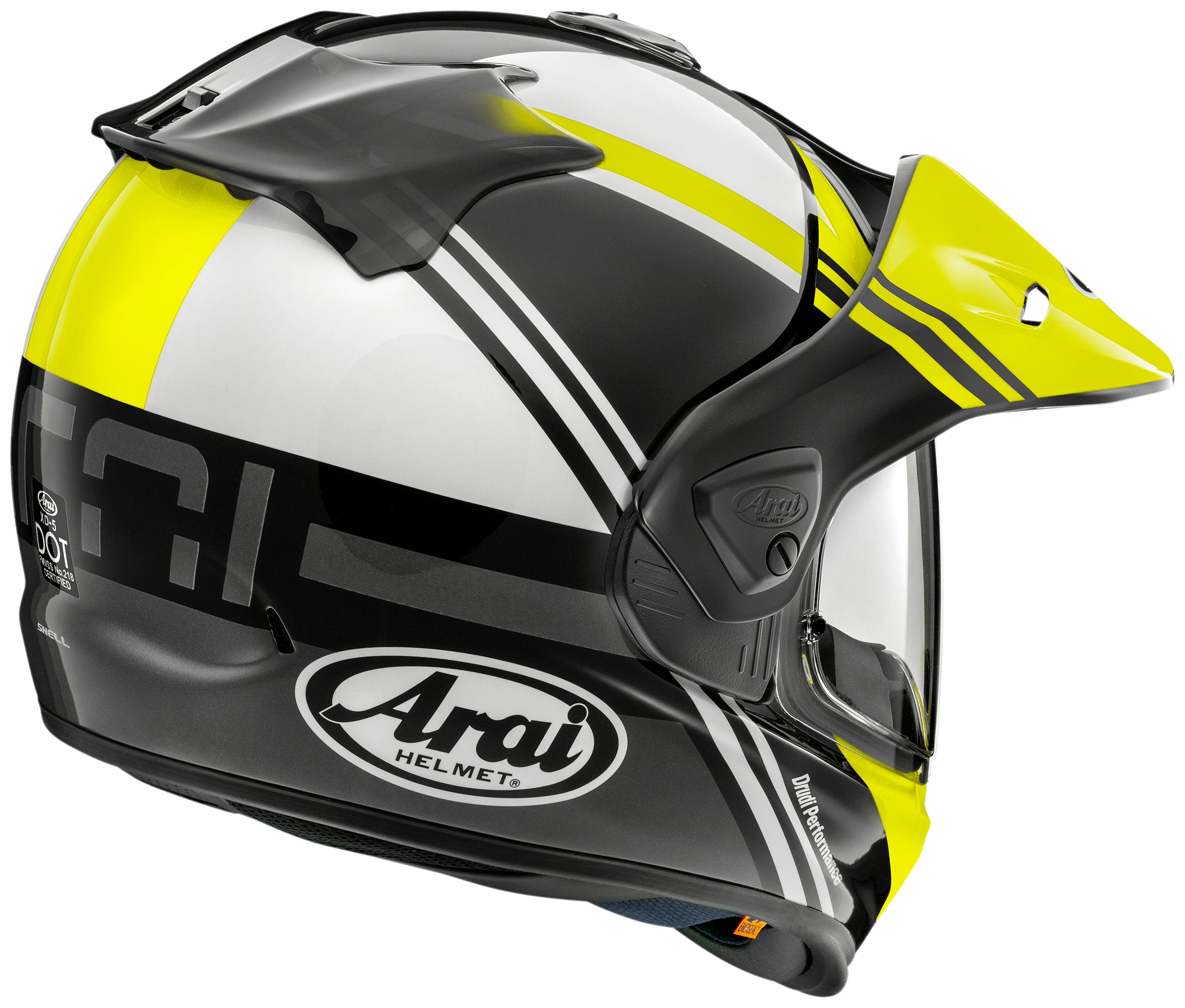 Arai XD-5 Cosmic Yellow Helmet