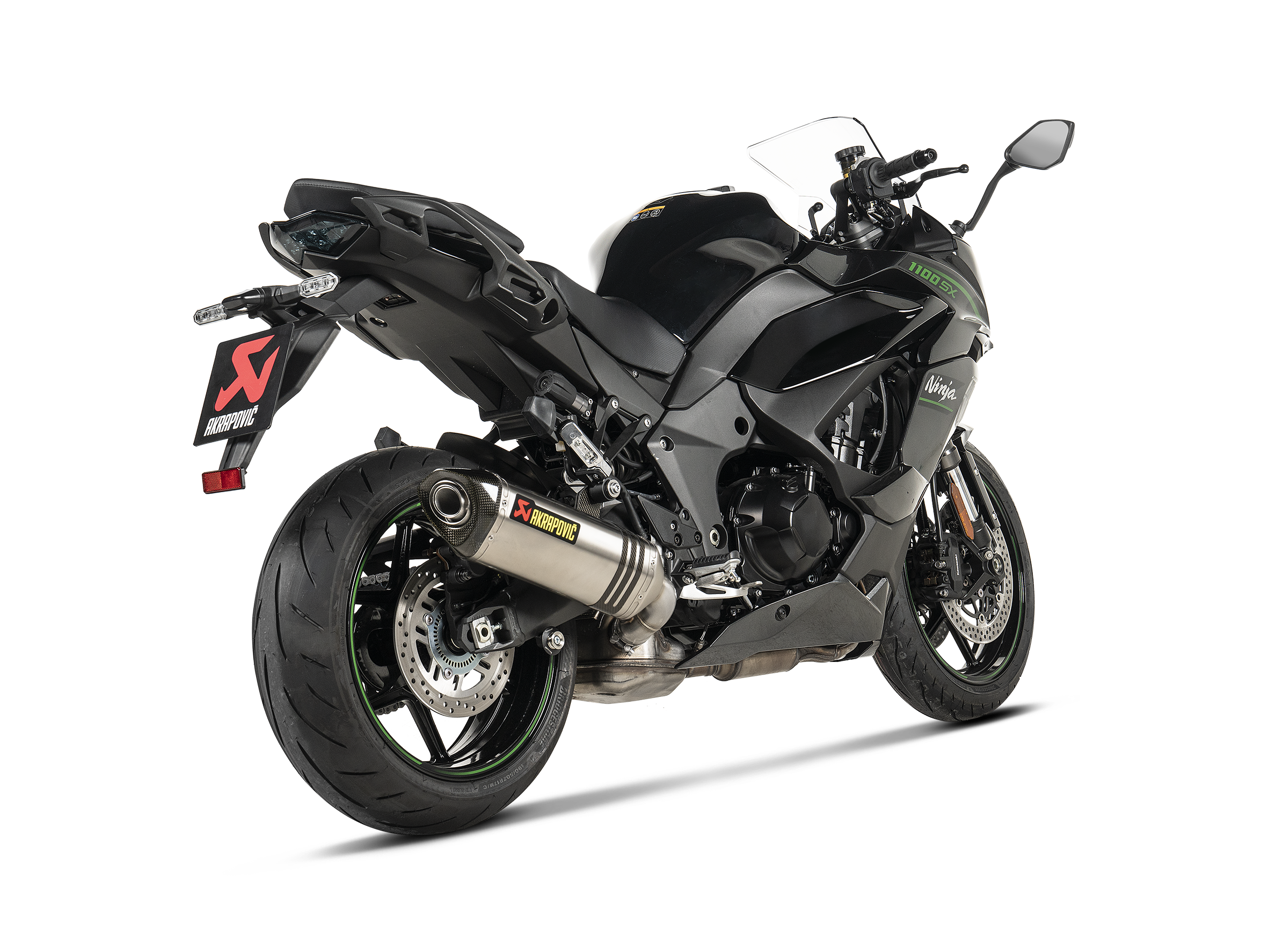 Akrapovic Titanium Slip-On Exhaust for Kawasaki Ninja 1100SX