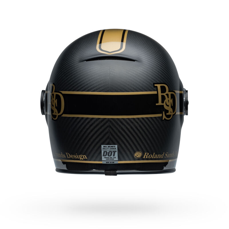 Bell Bullitt Carbon Helmet - RSD Player Matte/Gloss Black/Gold