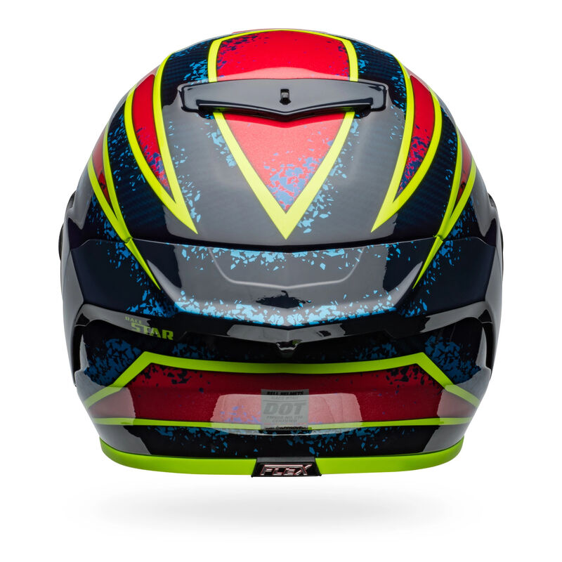 Bell Race Star DLX Flex Helmet - Xenon Gloss Blue/Retina