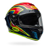 Bell Race Star DLX Flex Helmet - Xenon Gloss Blue/Retina
