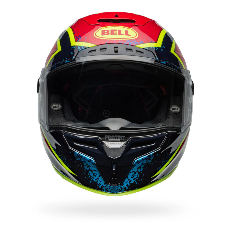 Bell Race Star DLX Flex Helmet - Xenon Gloss Blue/Retina