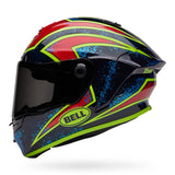 Bell Race Star DLX Flex Helmet - Xenon Gloss Blue/Retina
