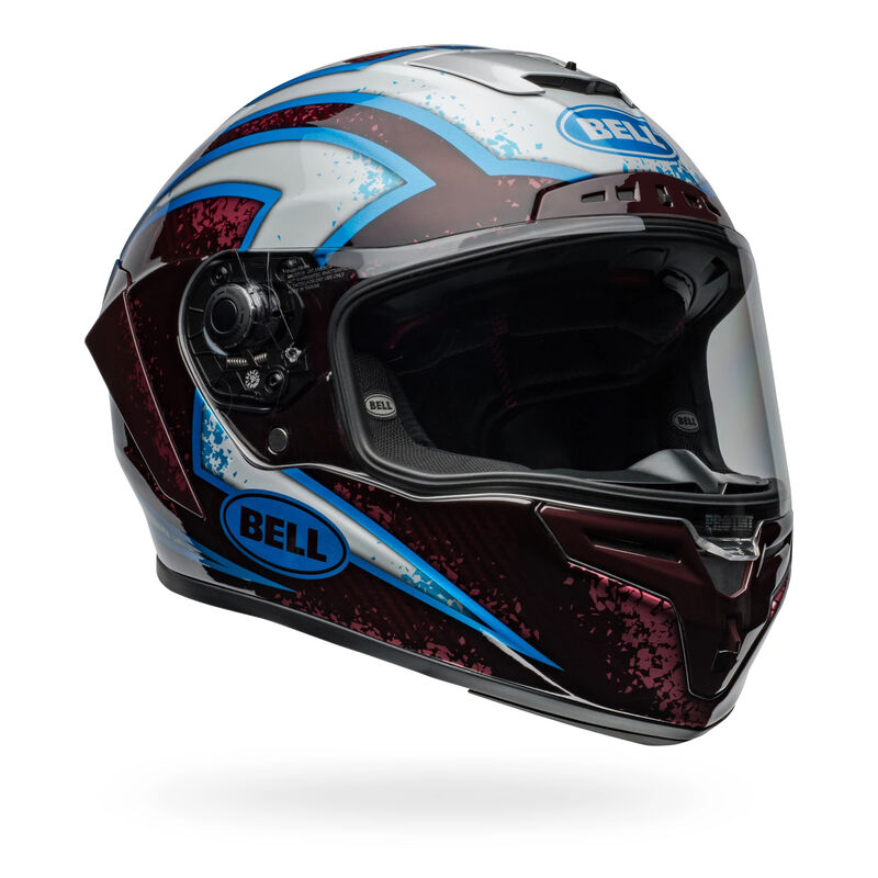 Bell Race Star DLX Flex Helmet - Xenon Gloss Red/Silver