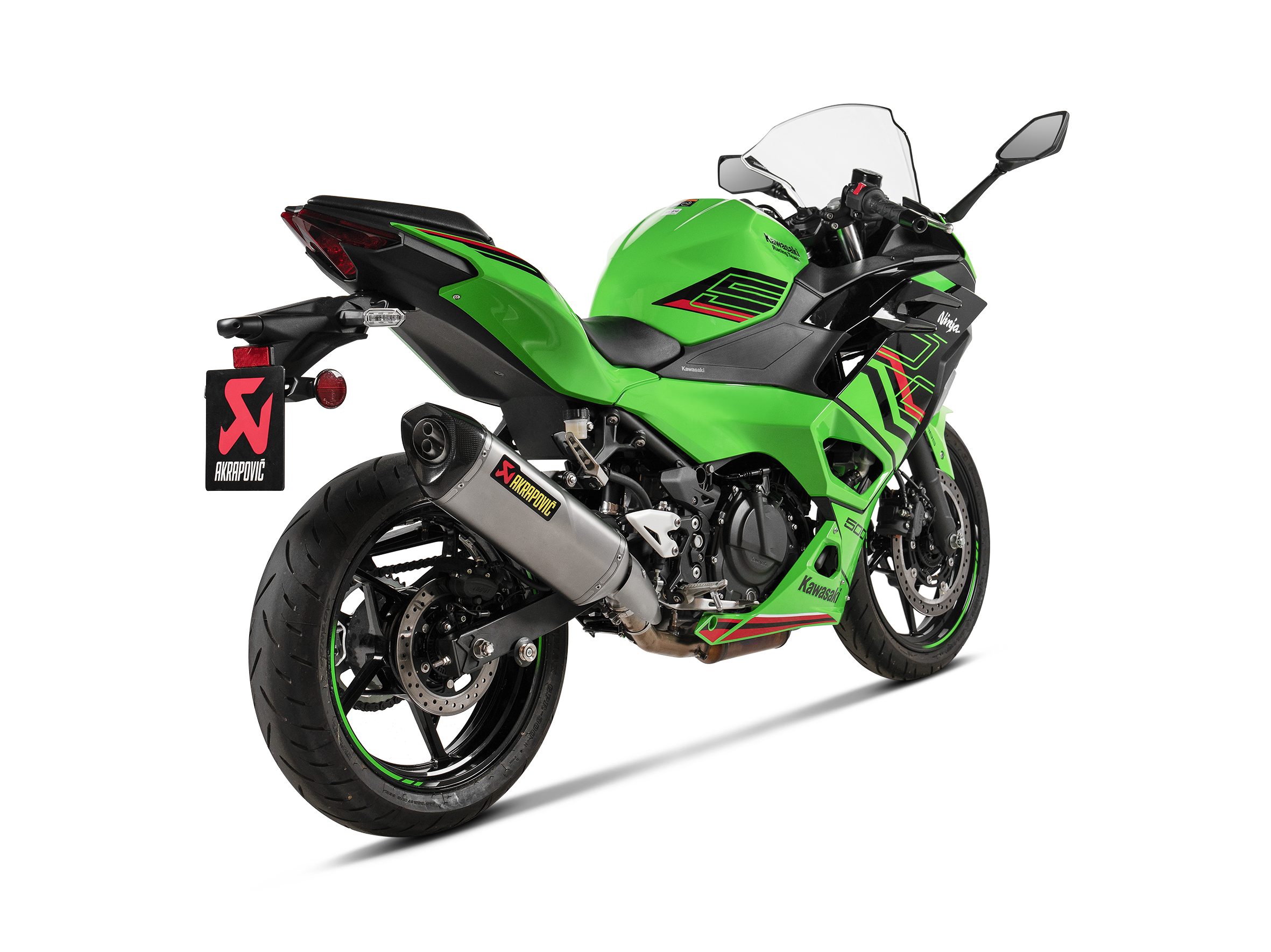 Akrapovic Titanium Slip-On Exhaust for Kawasaki Ninja 500