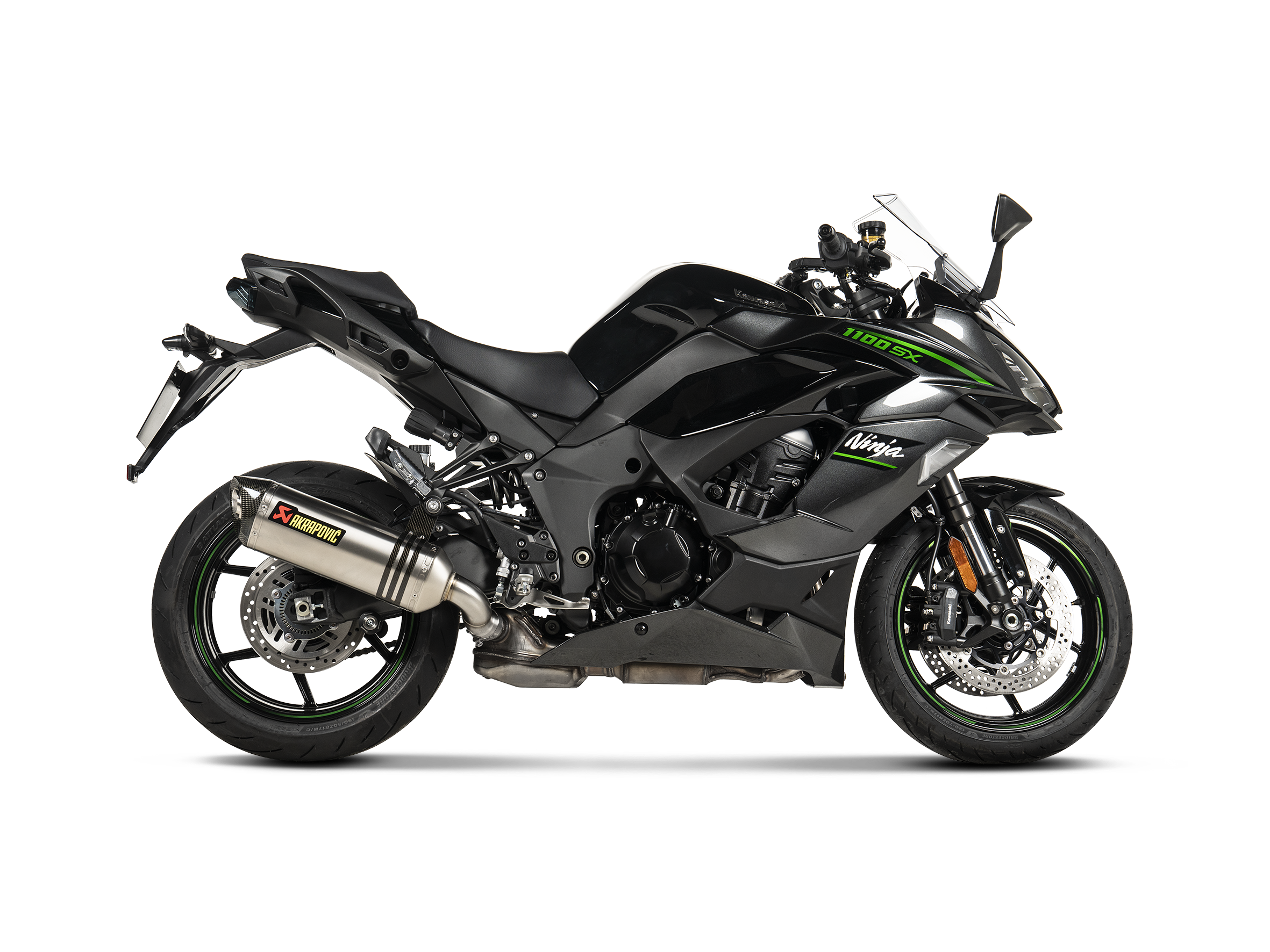 Akrapovic Titanium Slip-On Exhaust for Kawasaki Ninja 1100SX
