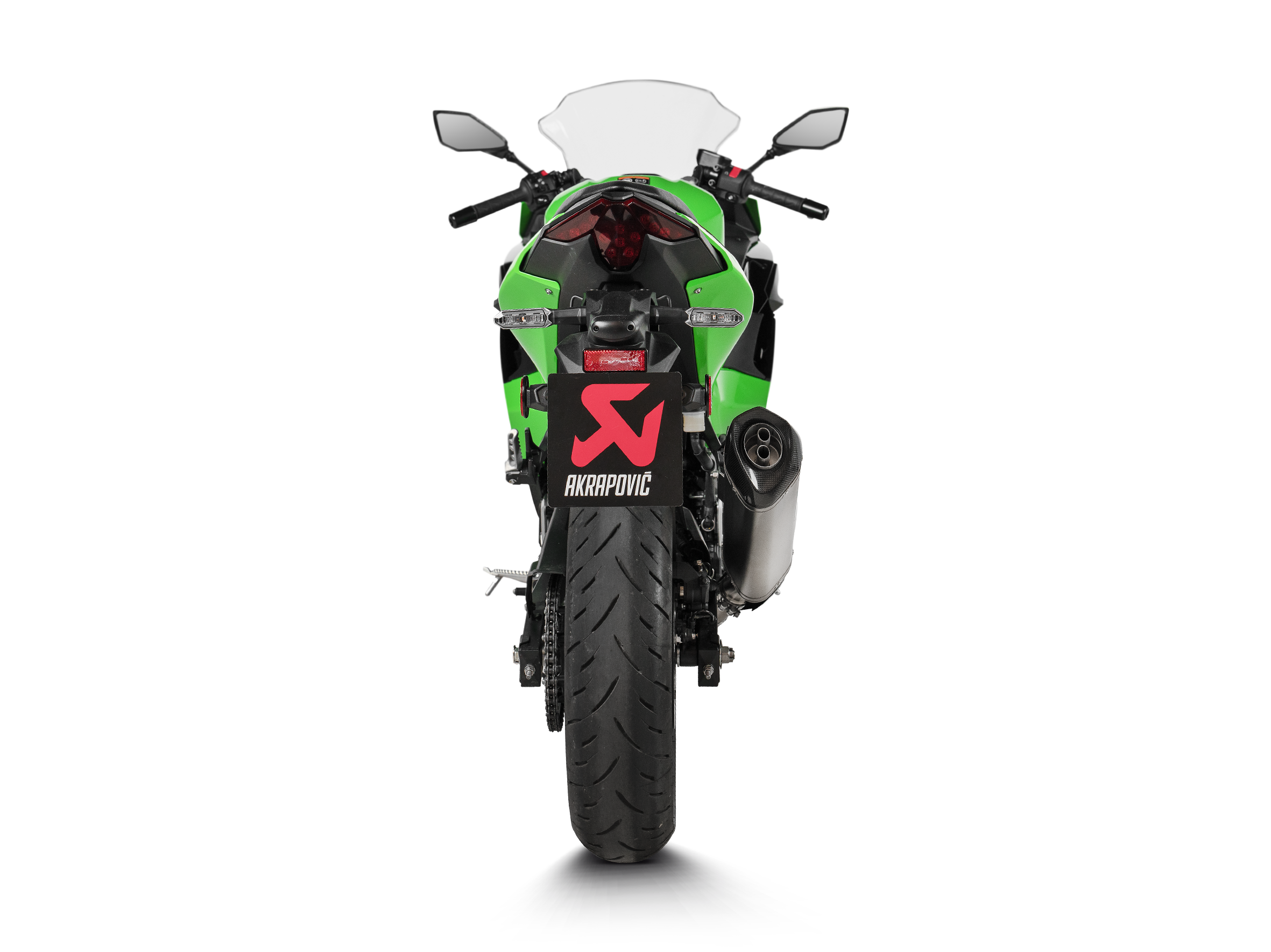 Akrapovic Titanium Slip-On Exhaust for Kawasaki Ninja 500