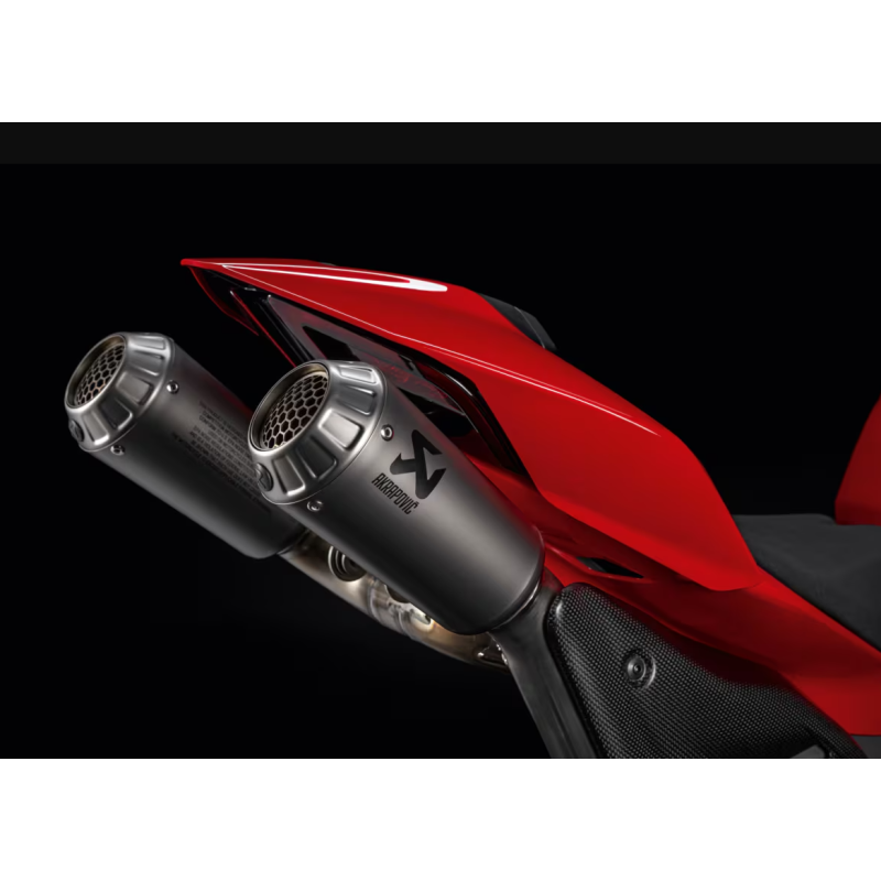 Akrapovic Full Titanium Exhaust System for Panigale V4/V4S 2025