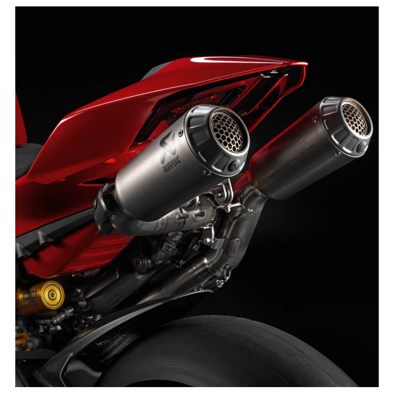 Akrapovic Full Titanium Exhaust System for Panigale V4/V4S 2025