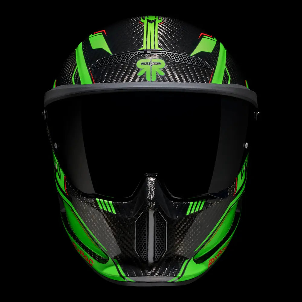 Ruroc Atlas 4.0 Track Helmet - Viper Green