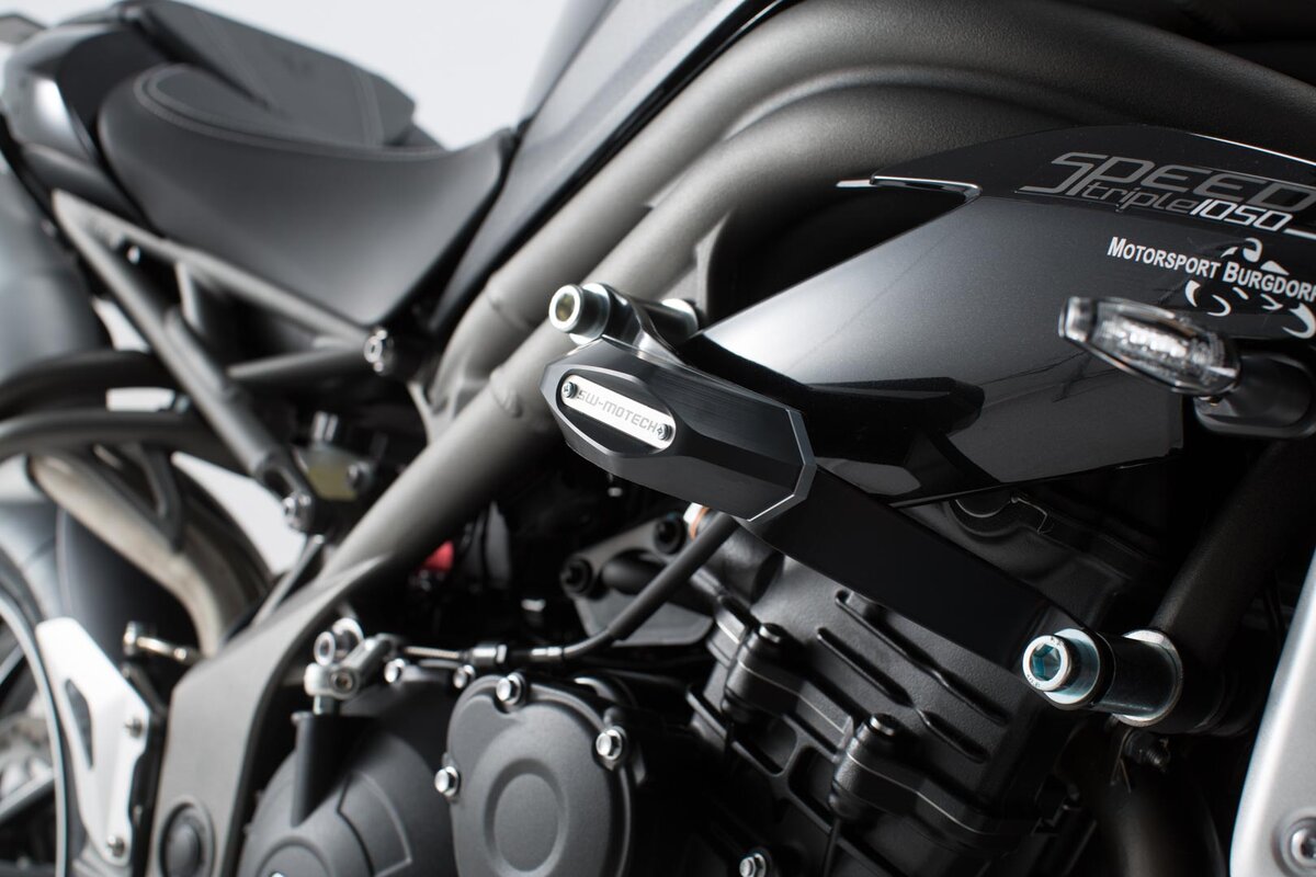 SW-Motech Frame Slider Kit for Triumph Speed Triple 1050 2010-15