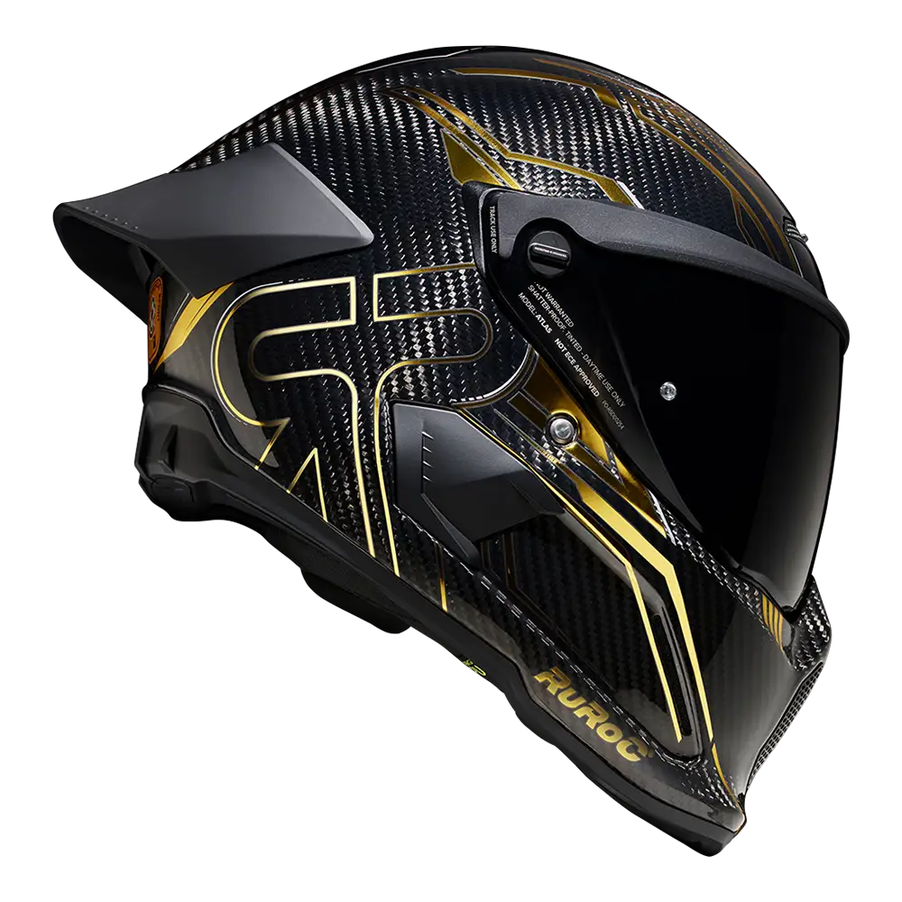 Ruroc Atlas 4.0 Track Helmet - Titan Gold