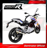 Dominator Oval Slip-On Exhaust for BMW G 310 R 2016-22