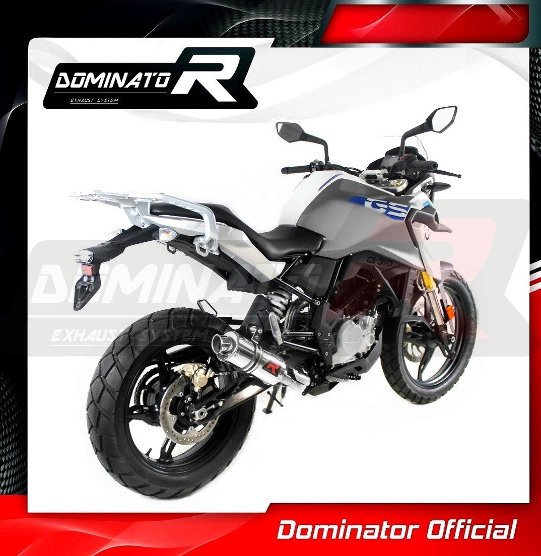 Dominator GP1 Slip-On Exhaust for BMW G 310 GS 2016-22