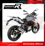Dominator GP1 Slip-On Exhaust for BMW G 310 GS 2016-22