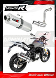 Dominator Oval Slip-On Exhaust for BMW G 310 GS 2016-22