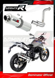 Dominator Round Slip-On Exhaust for BMW G 310 GS 2016-22