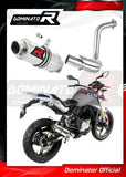 Dominator GP1 Slip-On Exhaust for BMW G 310 GS 2016-22
