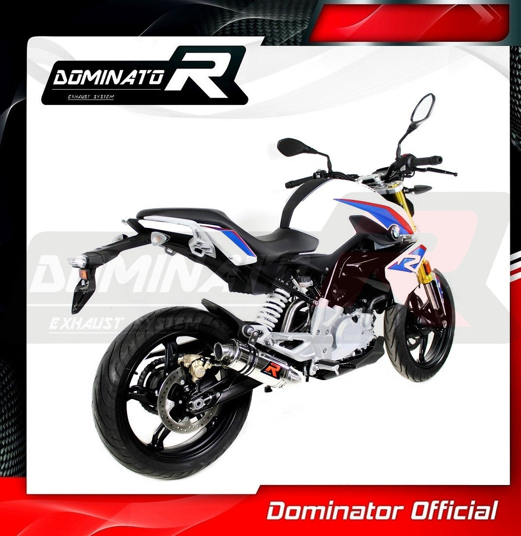 Dominator GP1 Slip-On Exhaust for BMW G 310 R 2016-22