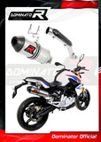 Dominator HP3 High Mount Slip-On Exhaust for BMW G 310 R 2016-22