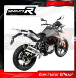 Dominator HP1 Slip-On Exhaust for BMW G 310 GS 2016-22