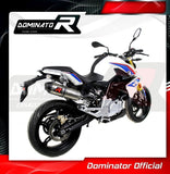 Dominator HP3 High Mount Slip-On Exhaust for BMW G 310 R 2016-22