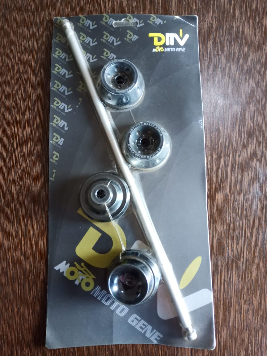 DMV Rear Axle Slider for Honda and Kawasaki Bikes