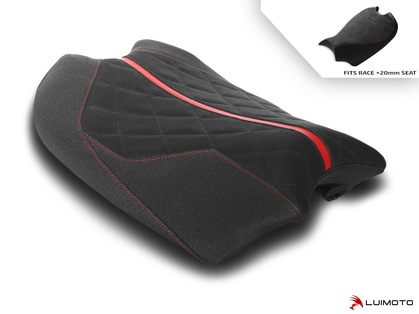 Luimoto GP Diamond Race Rider Seat Cover For Ducati Panigale V4 2022-23