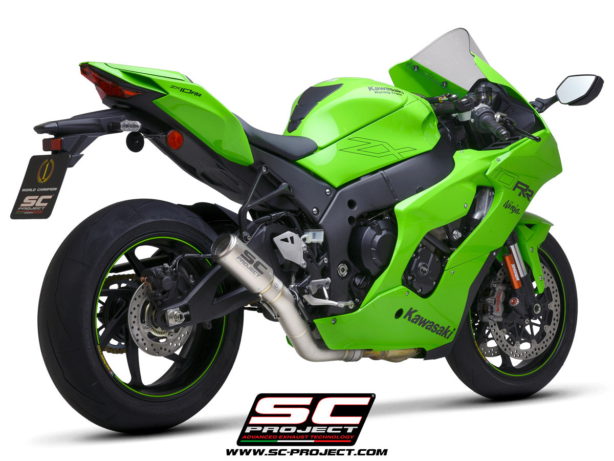 SC Project CR-T Slip-On Exhaust for Kawasaki ZX-10R 2021-23